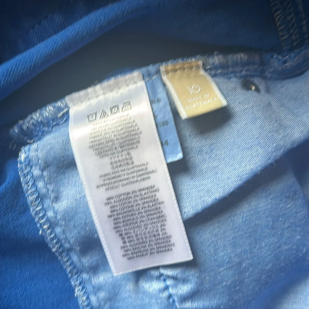 Michael Kors blue pants-size 10 - Picture 3 of 7